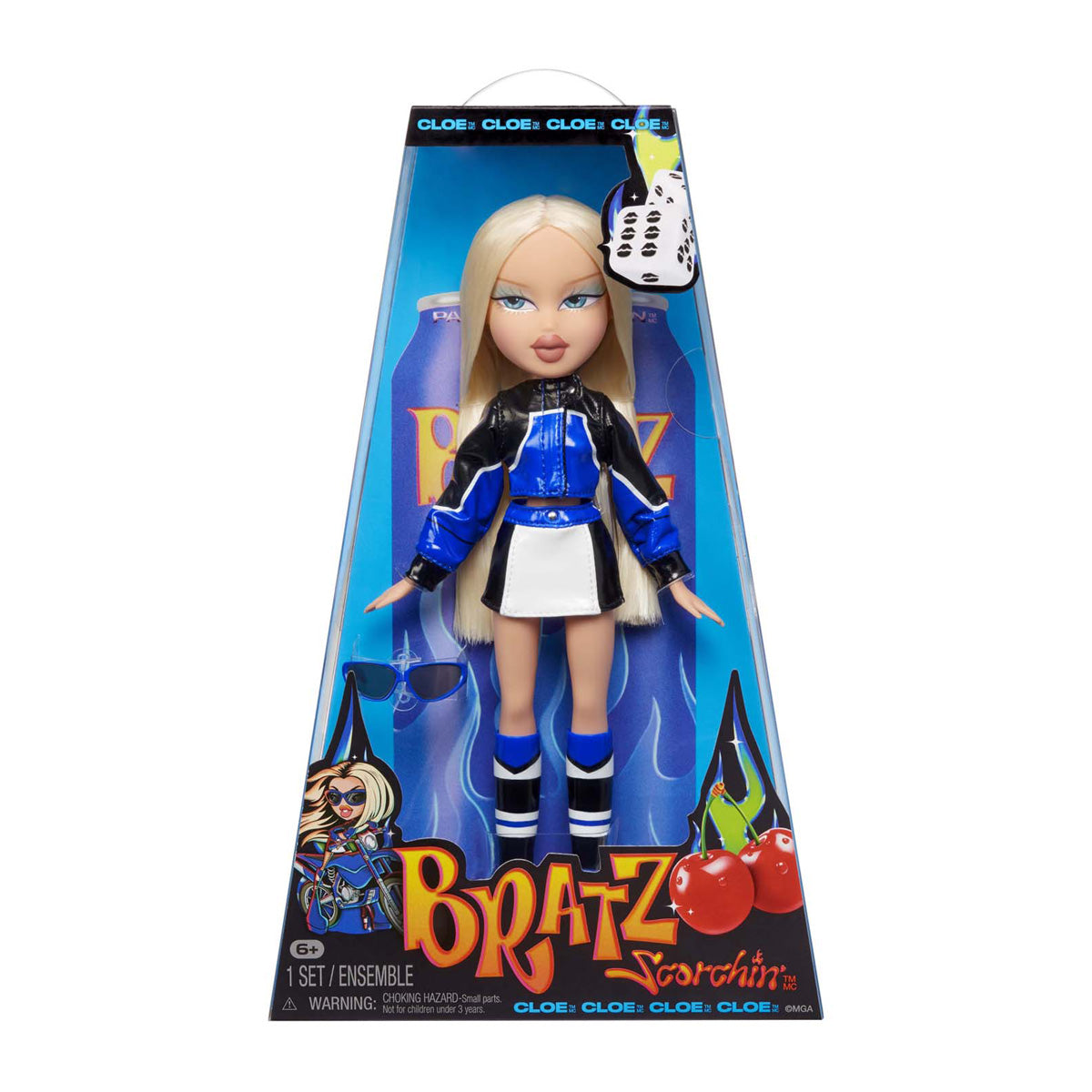 Mga entertainment muñeca de moda abrasadora bratz - cloe