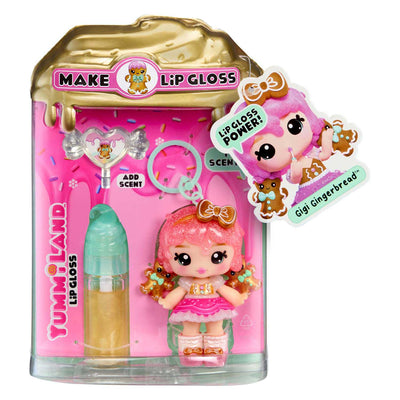 Intrattenimento yummiland pop - gigi pan di zenzero con set di lucidalabbra