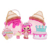 Borsa di bellezza Yummiland Playset + Bambola della bambola di lucidalava Bella di bellezza