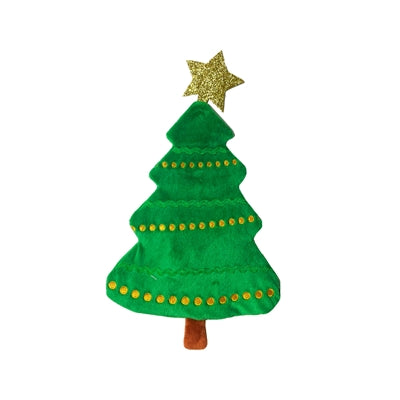 Happy Pet Flat Flat Crinkle Crincing Christmas Tree