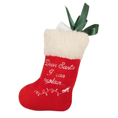 Croci Xmas Christmas Sock Cat Plush