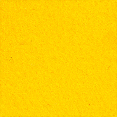 Feltro hobby Creative Company, foglio 42x60 cm, spessore 3 mm, giallo, 1 foglio