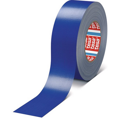 Tesa professional 1064735 - nastro in tessuto tesa standard pe coat 55 mesh blu 25 mm x 50 m | 5 pezzi