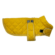 Happy Cap Dog Jacket Go Walk Sustardo trapuntato - afbeelding 1