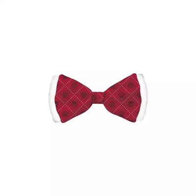 Molti regali Farfalla natalizia Bow Kat Satin Red