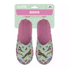 Pantoffel tuinvogels groen roze