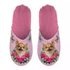 Pantoffel chihuahua roze