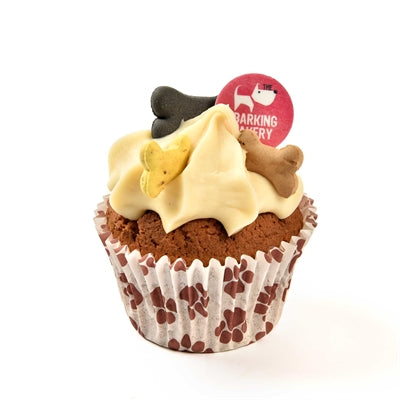 The Barking Bakery The Barking Bakery Vanilla Woofin con esmalte de vainilla