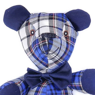 Orso mirtillo rosewood blu a scacchi