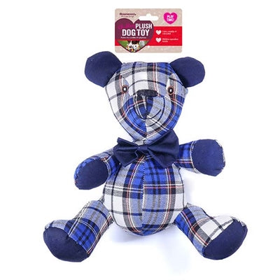 Orso mirtillo rosewood blu a scacchi