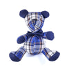 Orso mirtillo rosewood blu a scacchi