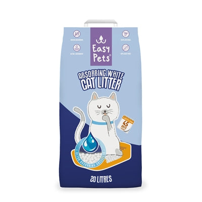 Easypets Cat Litter che assorbente bianco