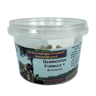 Fórmula para articulaciones de droguería animal + cápsulas.