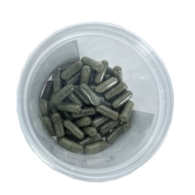 Drogista degli animali nelle capsule per la perdita di capelli