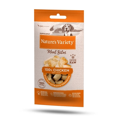 Natures variety freeze dried bites chicken