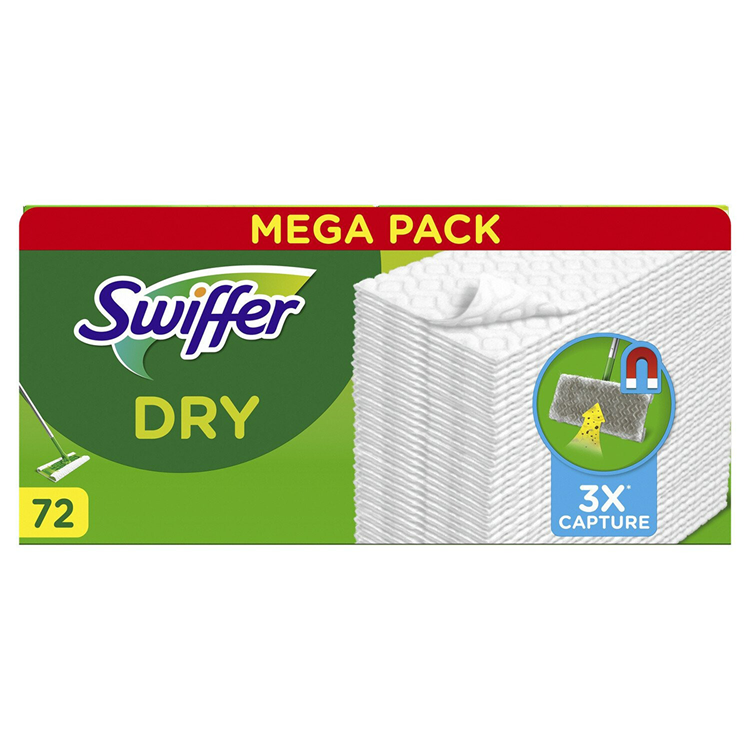 Swiffer 1073576 - pavimento secco rf 72ct | 3 pezzi