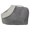 Trixie Cat Basket Cat Iglo calida che riflette il nero grigio nero