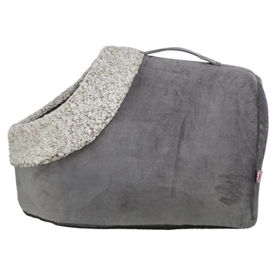 Trixie Cat Basket Cat Iglo calida che riflette il nero grigio nero