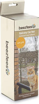 Rete per gatti Beeztees - rete per gatti per balcone - facile da fissare - trasparente - 4x3 m