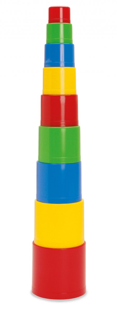 Dantoy - play cups in net (5417) (engros)