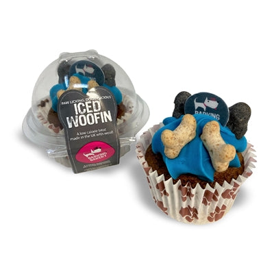 The Barking Bakery The Barking Bakery Carob Woofin con smalto blu