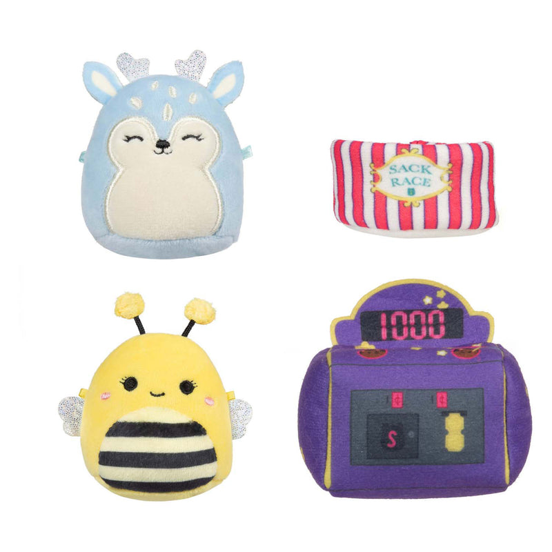 Squishmallows peluche micromallows - gioco attivo, 4 pz.
