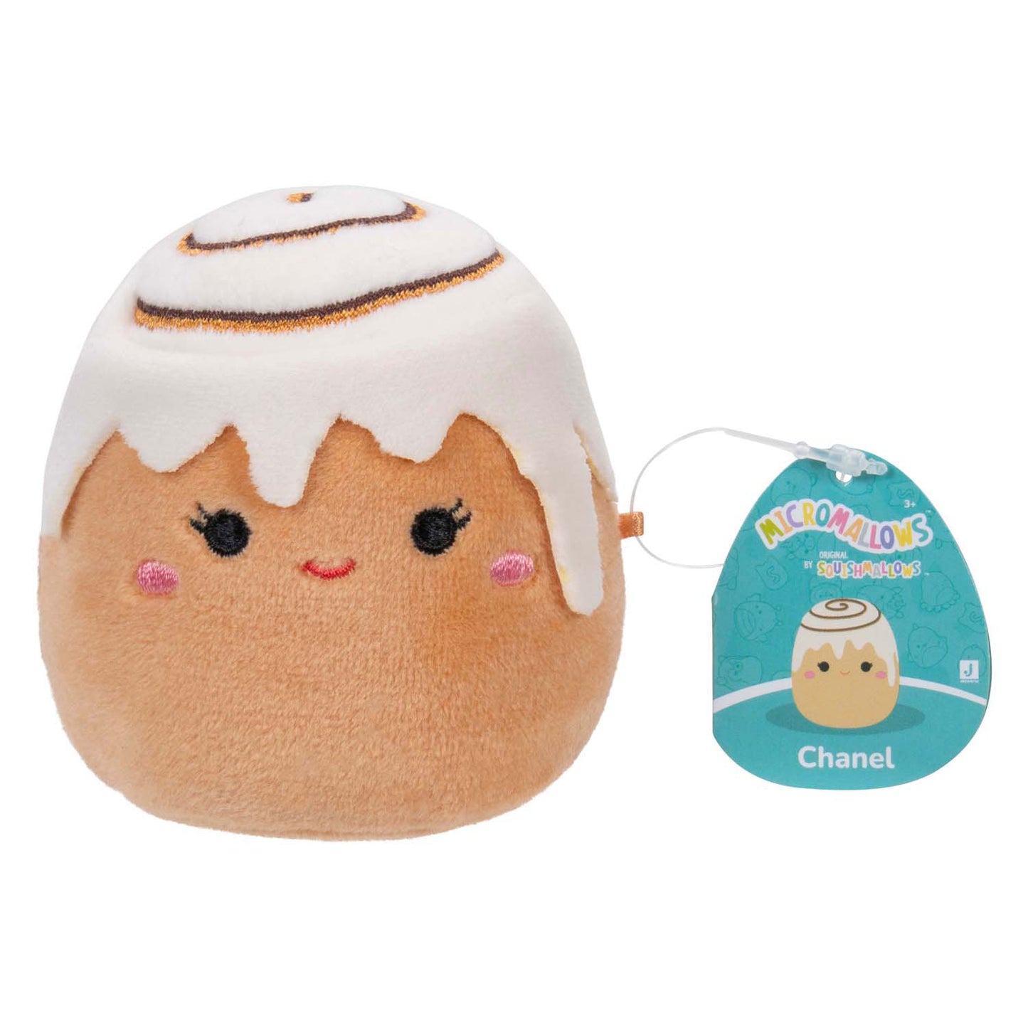 Peluche Squishmallows coccolone - micromallows chanel, brina, lucia, tenise, confezione da 4