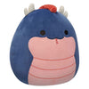 Peluche Squishmallows - Basilisco cian, 30 cm