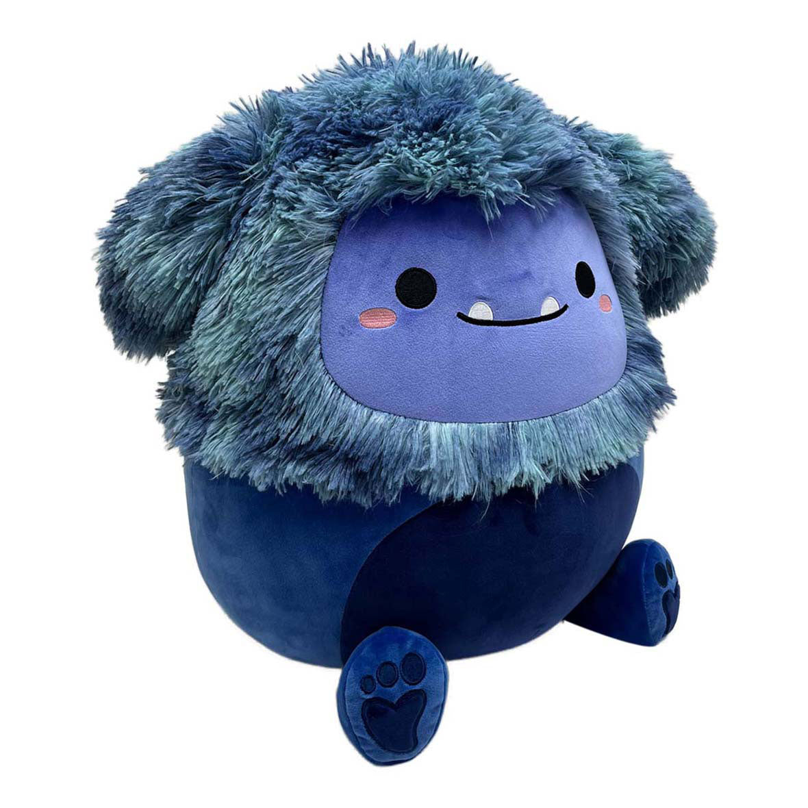 Peluche tenero Squishmallows - dani blu navy bigfoot, 40 cm