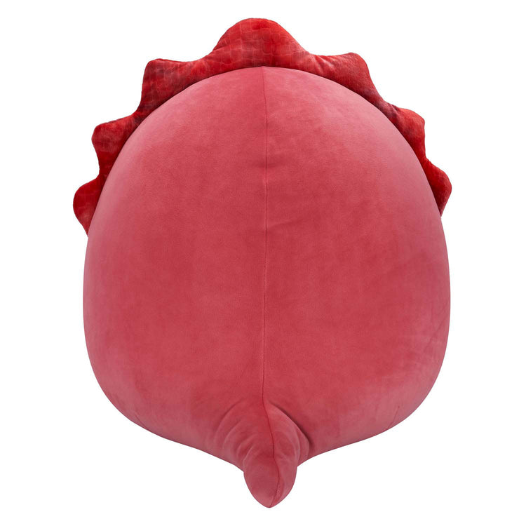 Peluche Squishmallows - Tristán Triceratops rojo, 50 cm