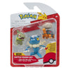 Jazwares pokémon battle figuur - axew, frogadier torkoal