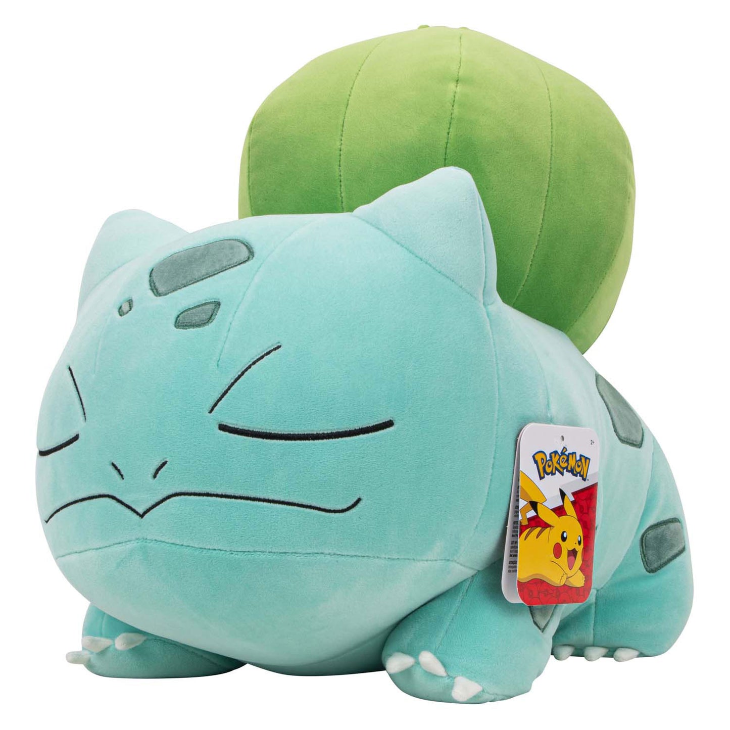Jazwares pokémon peluche addormentato peluche balbasauro, 45 cm