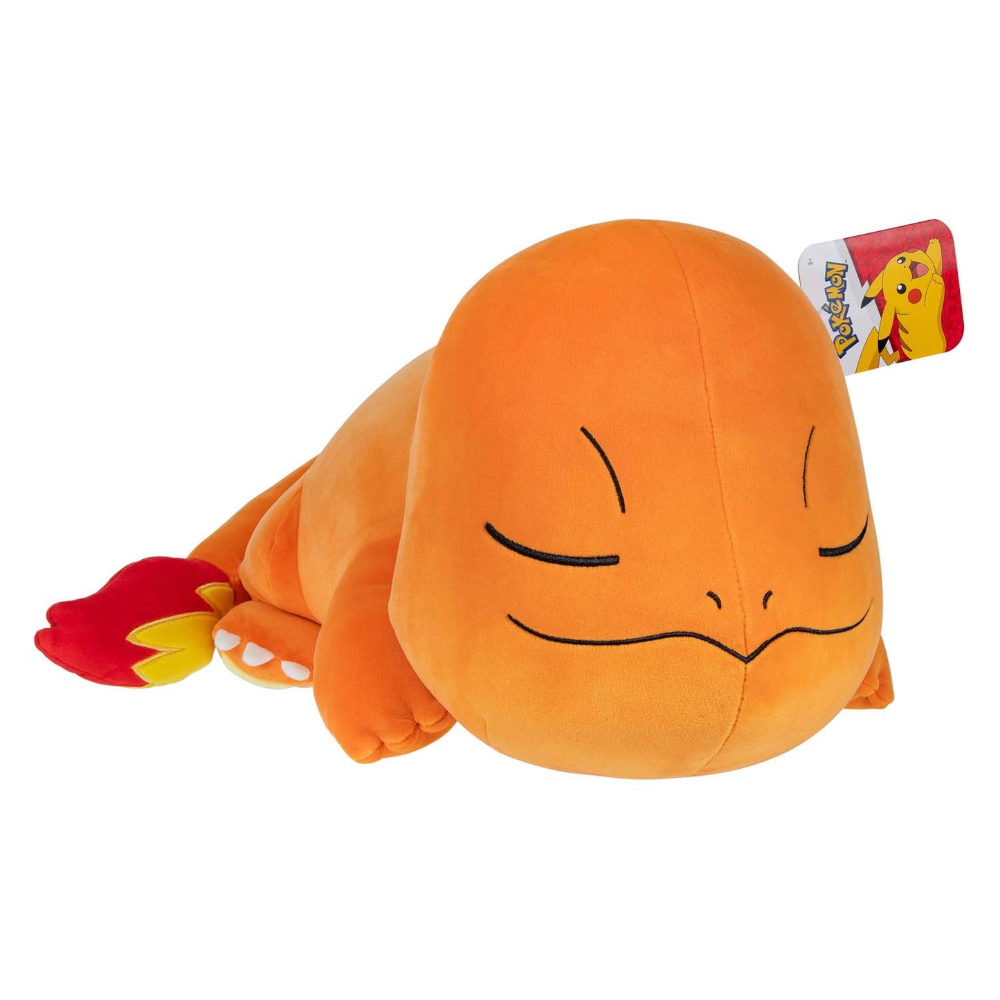 Jazwares peluche pokémon durmiendo peluche charmander, 45cm