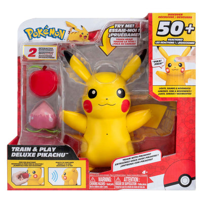 Jazwares Pokémon - Set de juego Deluxe Train Play Pikachu