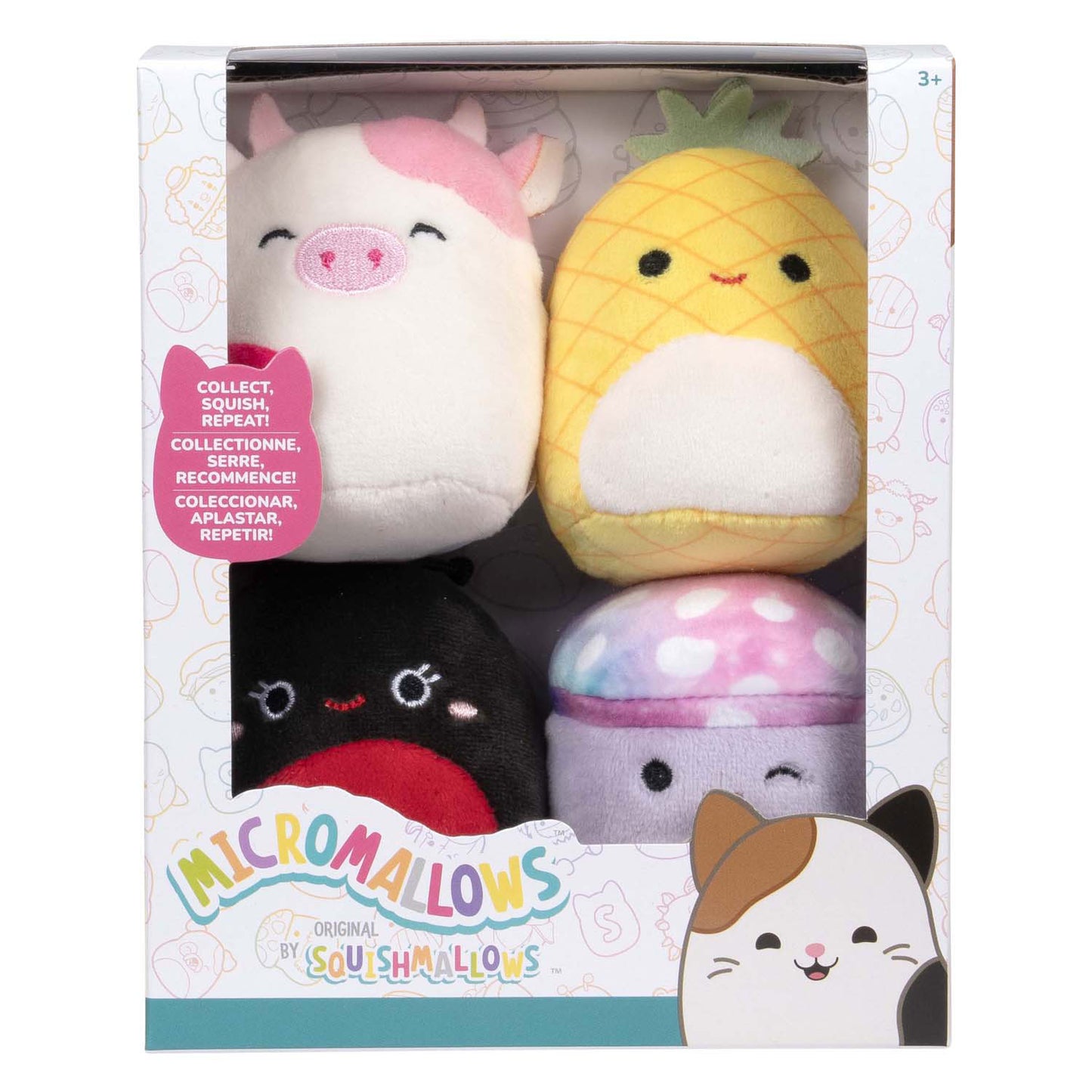 Micromallows Plush 6.5 cm 4 piezas Conjunto 3
