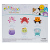 Squishmallows coccolone peluche micromallows - myrnam henley, carlos, anjara, joelle, poplina, confezione da 6