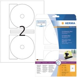 Etichetta cd dvd senza marchio sans marque herma 5115 116mm bianca - 50 etichette