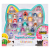 Squishmallows: figuras de juego de squish-a-longs, 25 piezas.