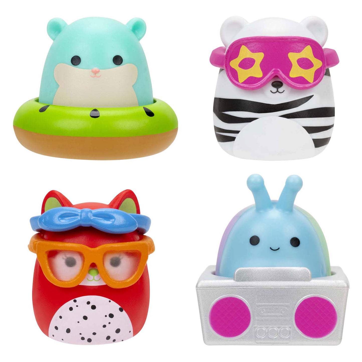 Squishmallows: figuras de juego de squish-a-longs, 25 piezas.