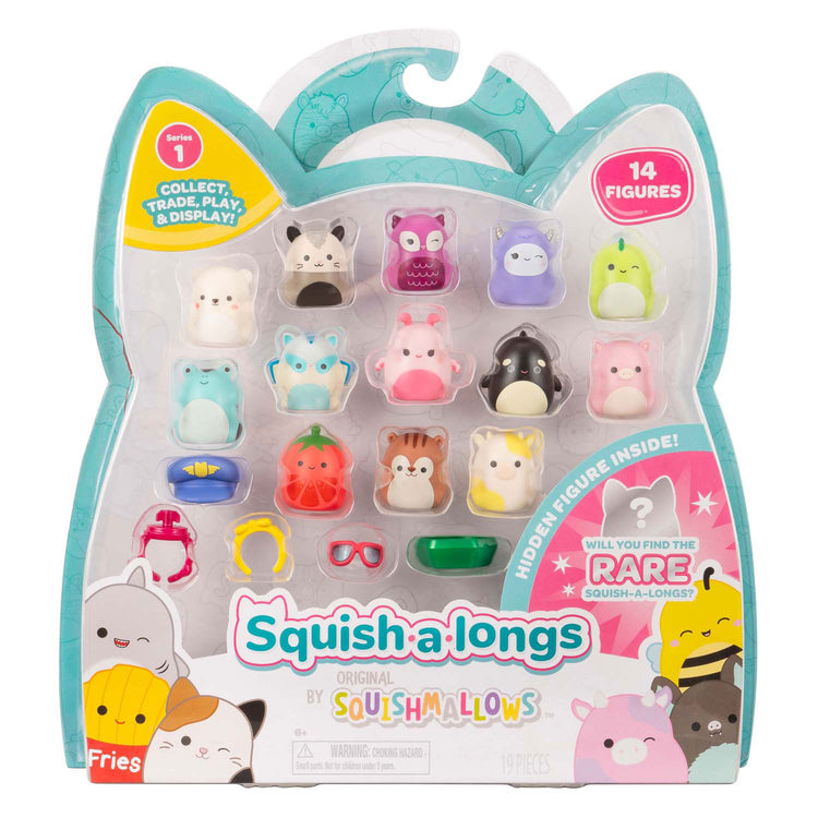 Squishmallows - figuras de juego de squish-a-longs - estilo 2, 14 piezas.