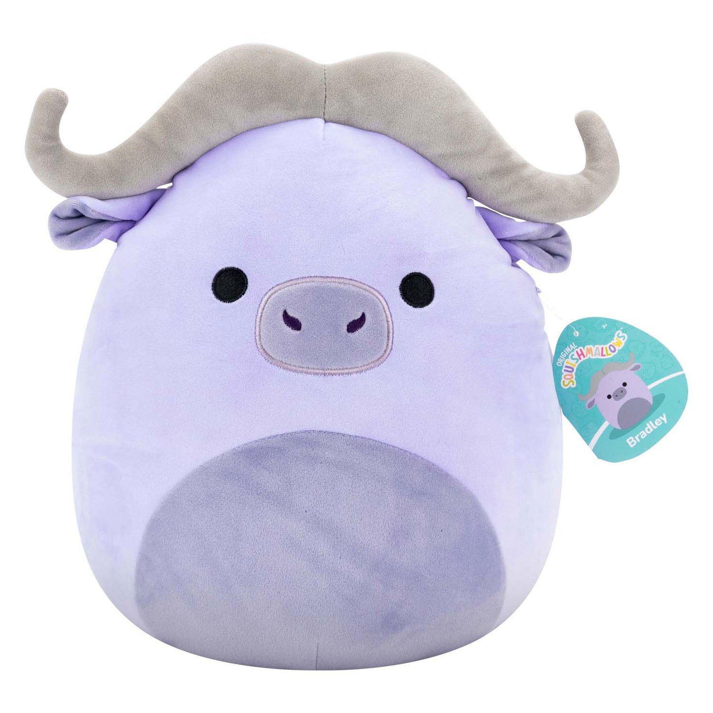 Peluche Squishmallows - búfalo de agua morado, 30 cm