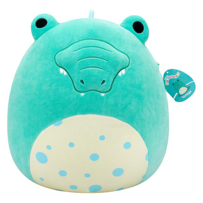 Peluche coccolone Squishmallows - alligatore blu-verde Tortuga, 40 cm
