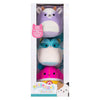 Squishmallows knuffel pluche - micromallows tia, mariska, louden - 3dlg.