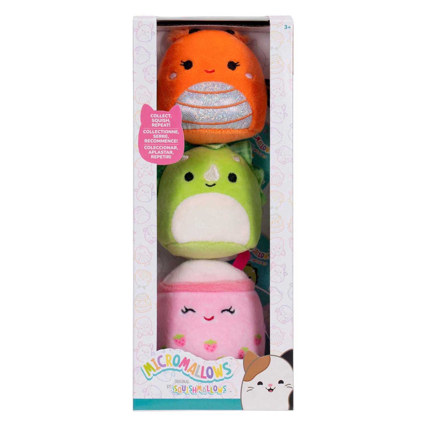 Micromallows Plush 6.5 cm 3 paquete Mony, Tristan Victoria