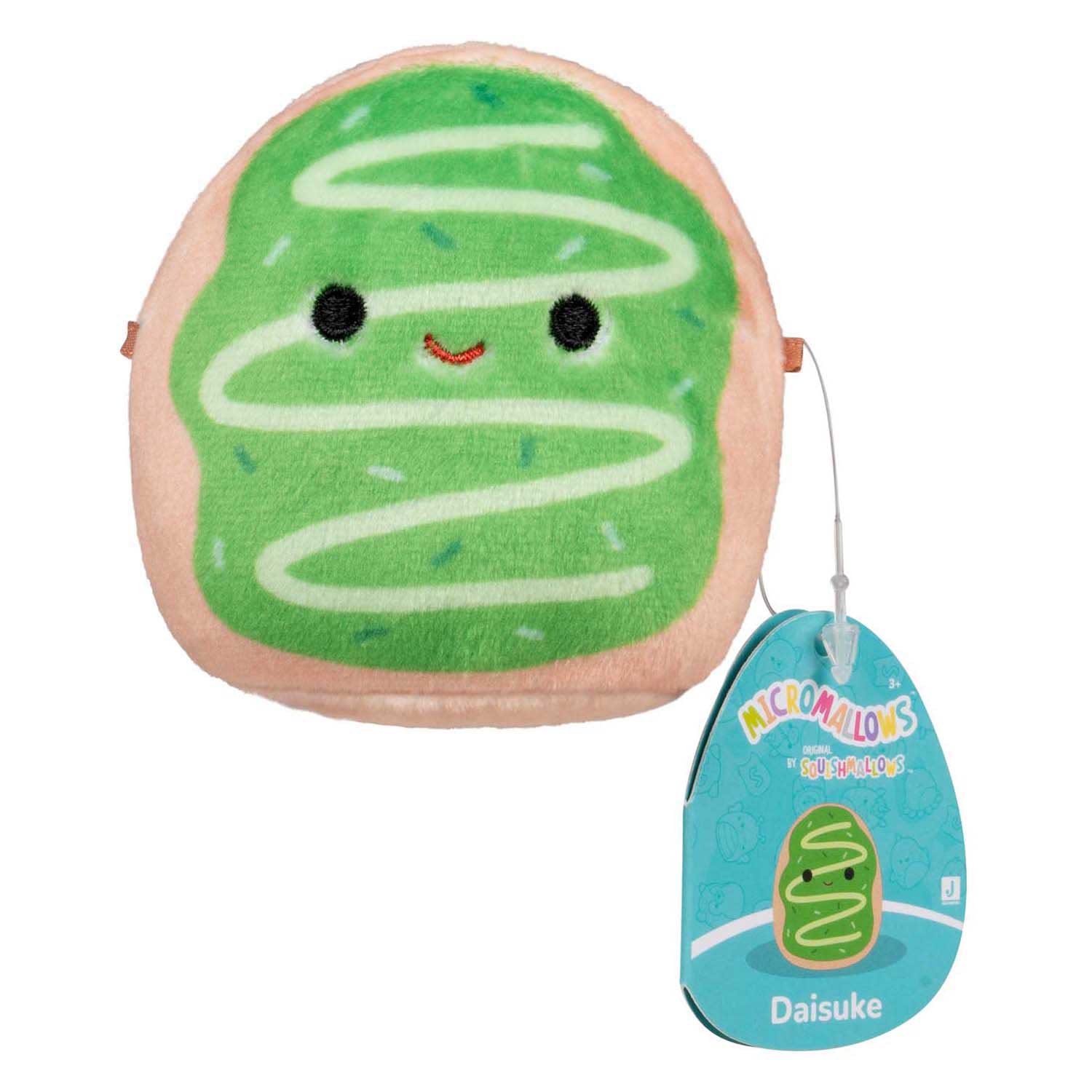 Micromallows peluche 6,5 cm confezione da 3 ingredienti, Amelie Daisuke