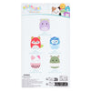 Micromallows Plush da 6,5 ​​cm 5 pacchetti Silvy, Roses Aarin, Roxy, Gerald