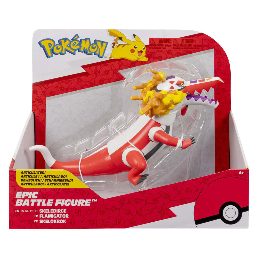 Figura de batalla épica Pokémon de Jazwares - Skeledirge