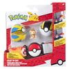 Jazwares pokémon clip 'n' go met riem speelset chimchar quick ball