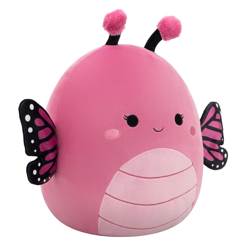 Jazwares Squishmallows peluche coccolone - Marcelina la farfalla monarca rosa - 40 cm
