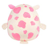 Jazwares Squishmallows peluche coccolone - Mondy la mucca di mare bianca maculata rosa - 40 cm